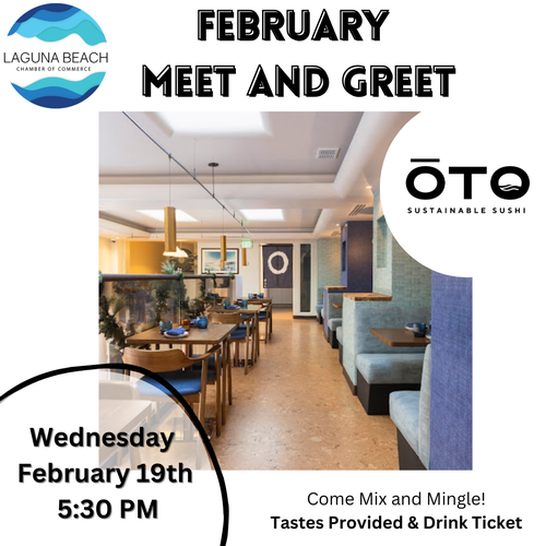 Oto Sushi Meet and Greet Feb 19, 2025 Laguna Beach Chamber of